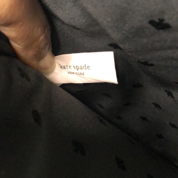 KATE SPADE dark blue floral print lap top Sleeve. Measures 15 X 10.5 inches. - Picture 6 of 10